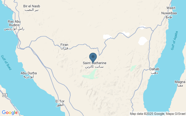 Kaart met locatie Sint Catharinaklooster